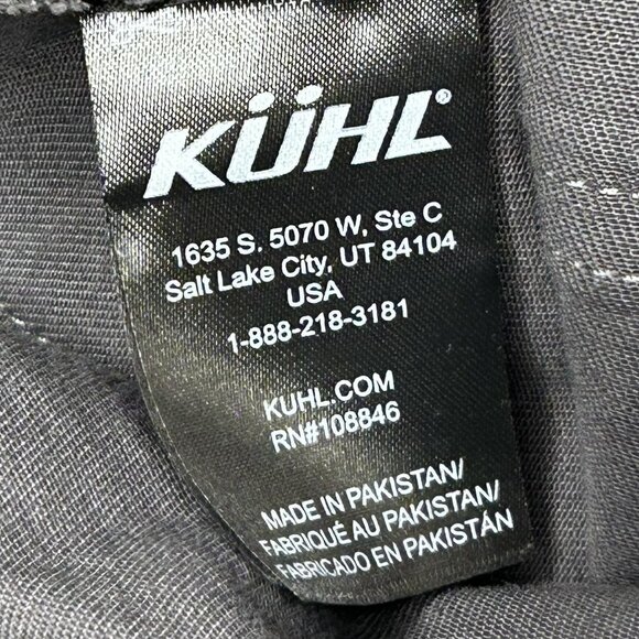 Kuhl Skirt Womens 10 Gray Kontour Stretch Cotton Blend Utility Pockets Outdoor - Picture 8 of 14
